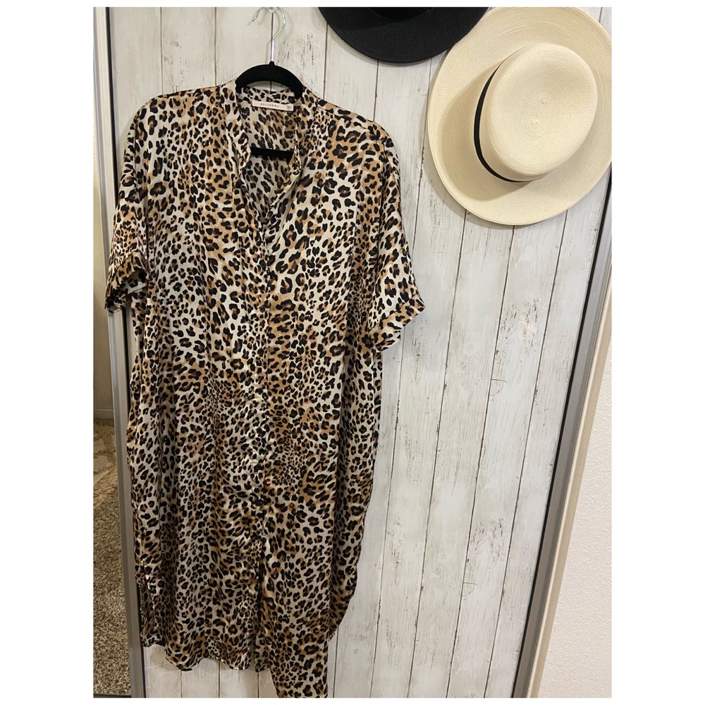 Vici Animal Print Midi Dress